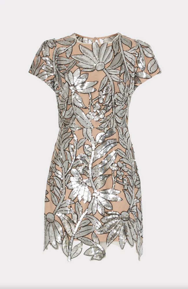 Kyla Sequin Lace Dress