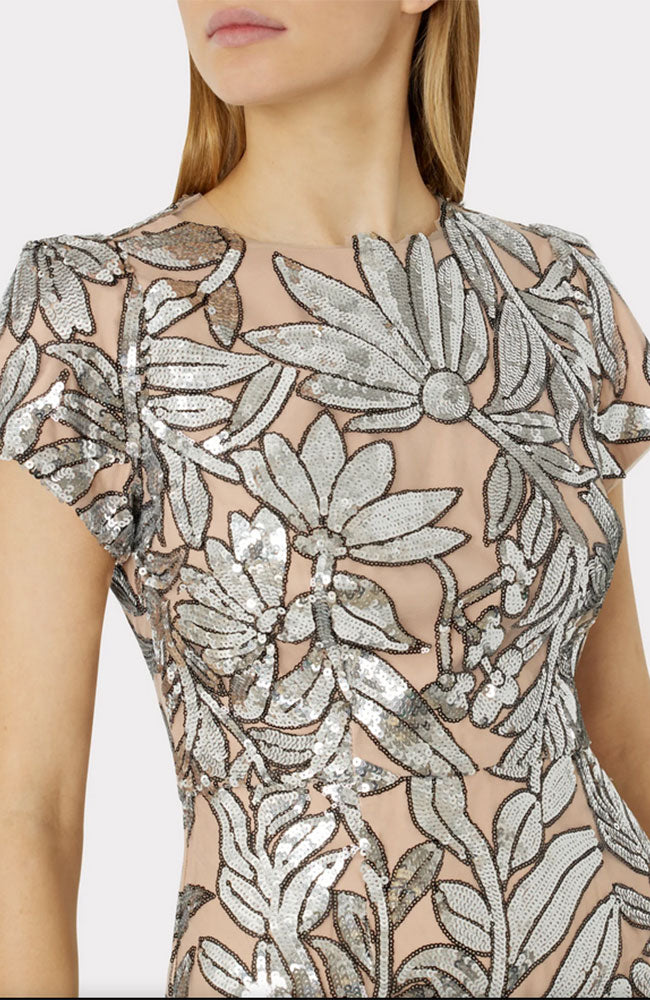 Kyla Sequin Lace Dress