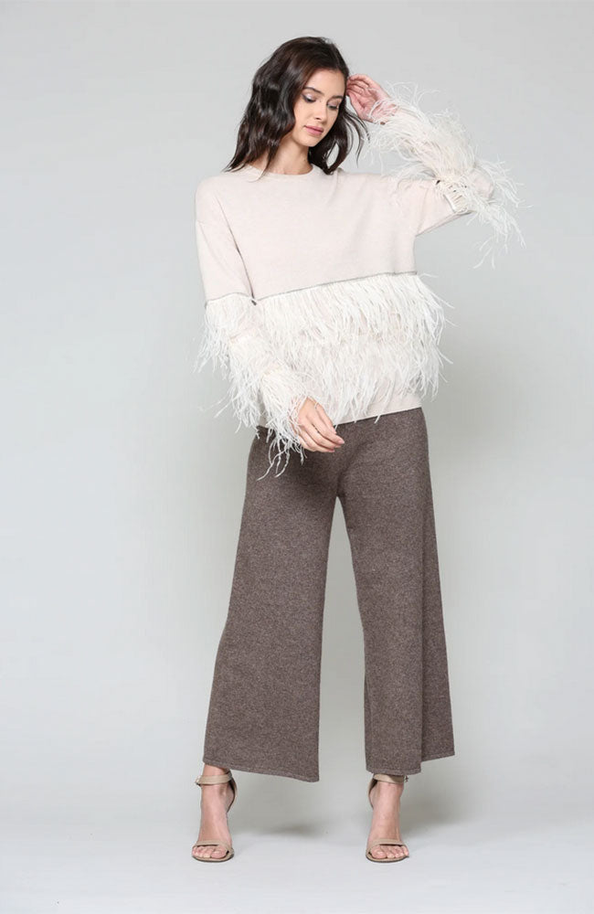 Sally Feathered Top