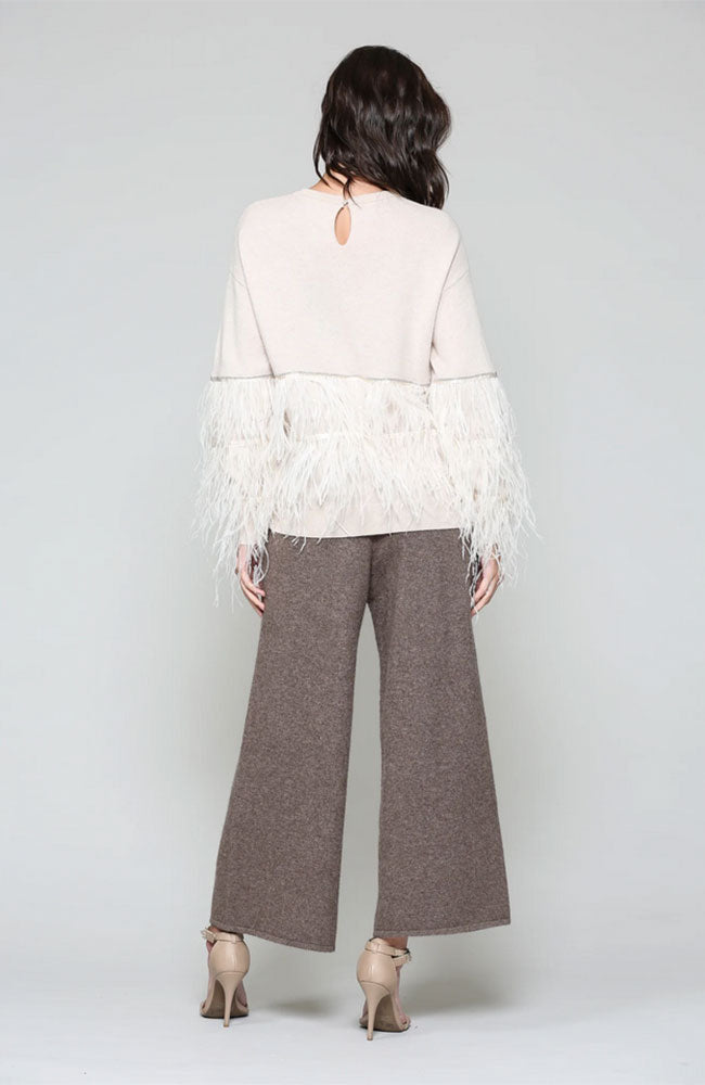 Sally Feathered Top