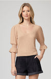 Magnolia Top in Soft Camel