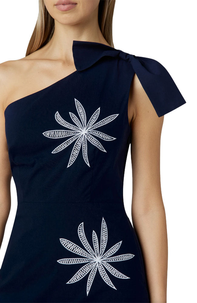 Beatrice Embroidered Poplin Dress