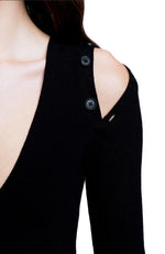 Addie Shoulder Button Sweater