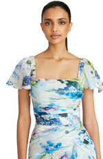 Marin Draped Cocktail Dress