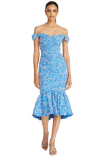 Eliza Ruched Cocktail Dress