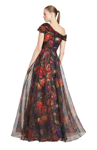 Jada Wrap Draped Gown