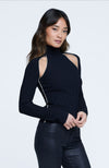 Goldie Cold Shoulder T Neck Sweater