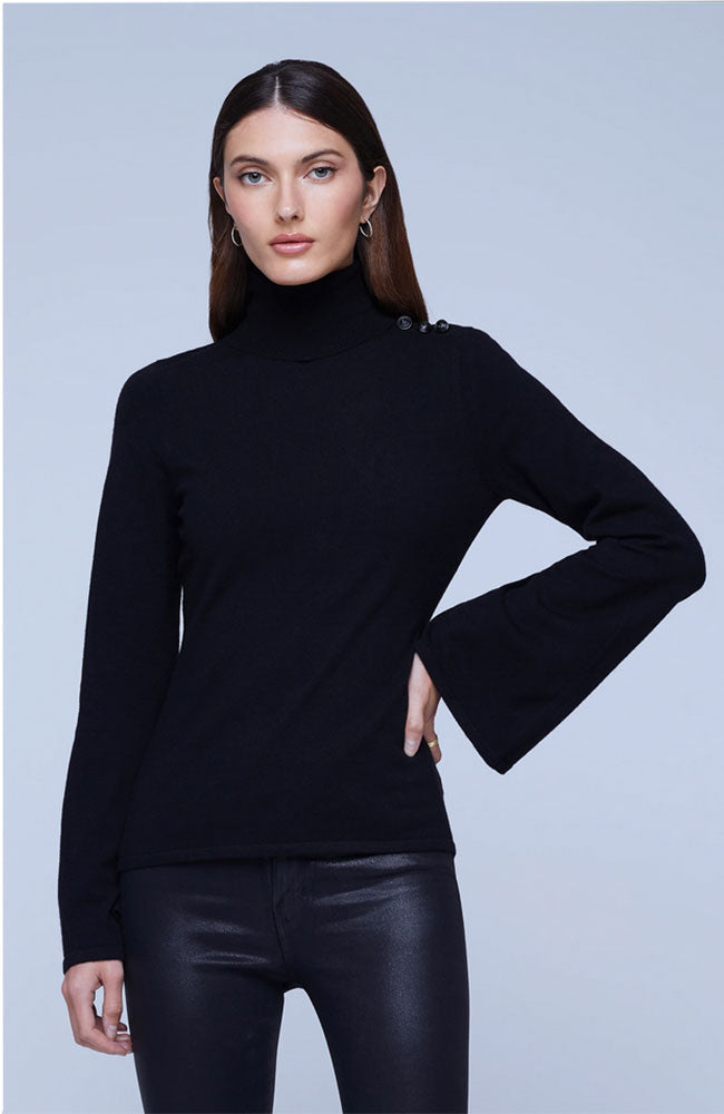 Kris Bell Sleeve Turtleneck Sweater