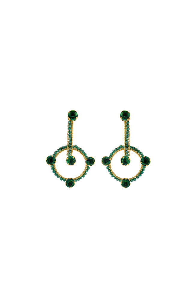 Emerald Prisma Earring