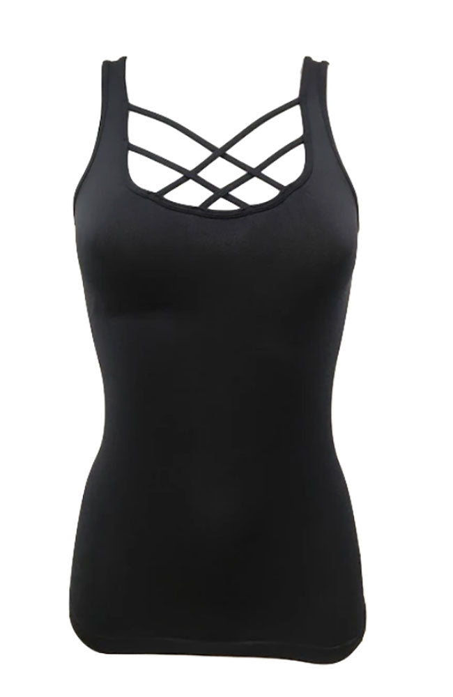 Bra Friendly Tank with XCross Front