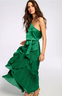 Nadine Dress in Jewel Green