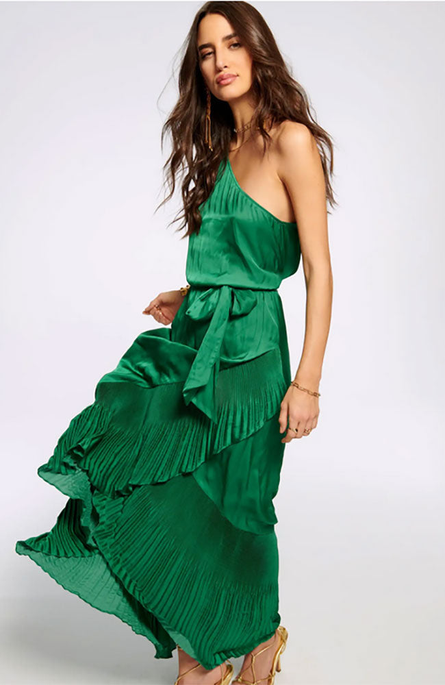 Nadine Dress in Jewel Green