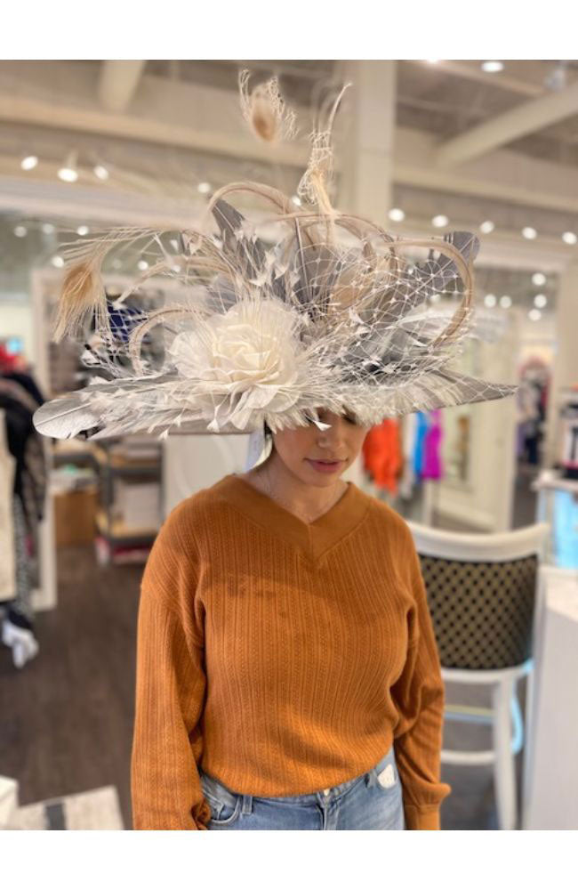 Gorgeous Lg Brim Greys Taupe