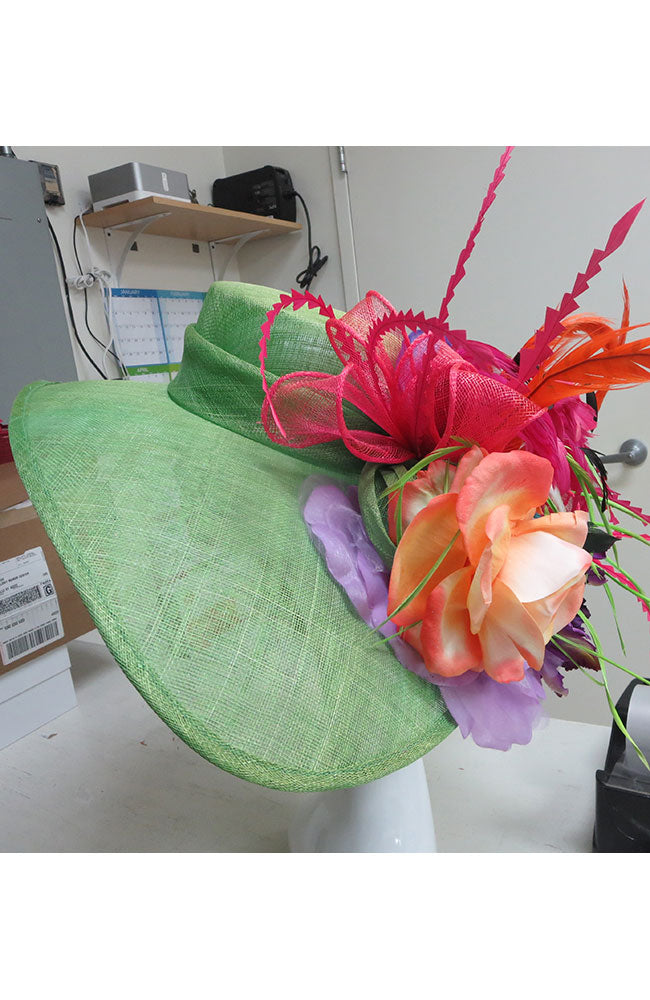 Successful Lime Hat PInk Flwr