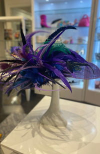 Fabulous Hat Purple Feathers
