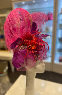 Jennifer Fascinator Pink