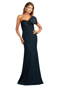 Rivera Taffeta Bow Detail Gown