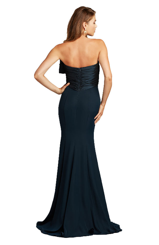 Rivera Taffeta Bow Detail Gown