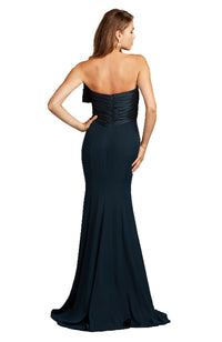 Rivera Taffeta Bow Detail Gown