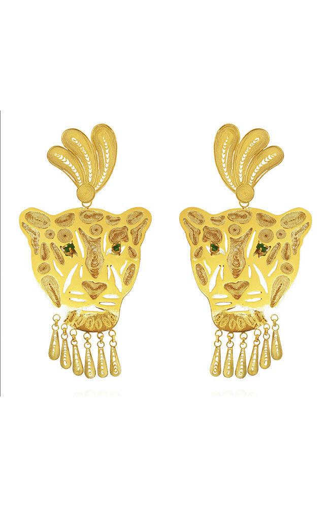 Gaia Panther Earrings