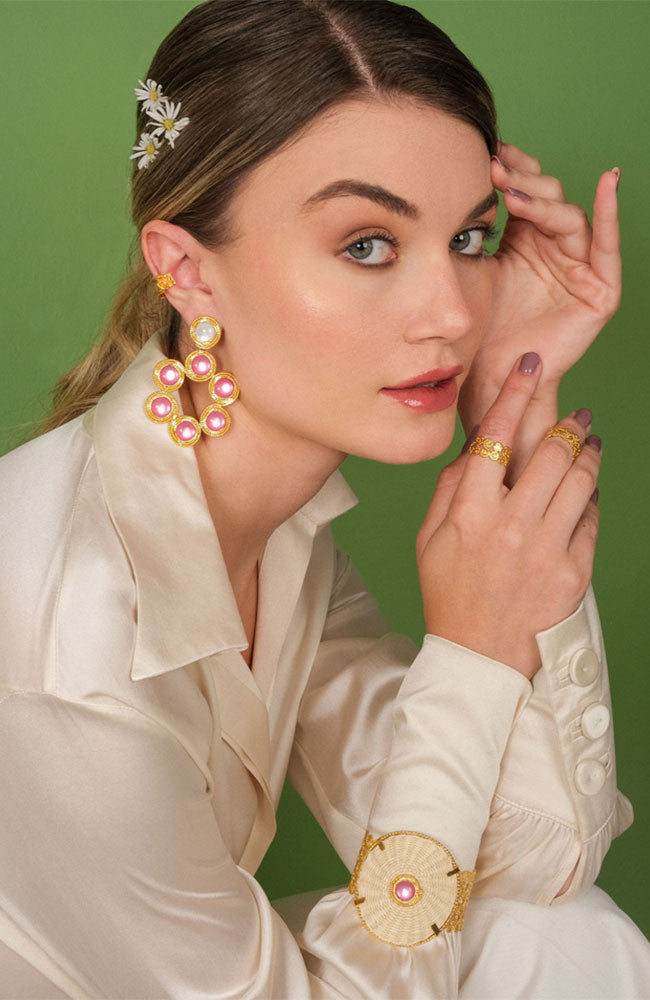Gardenia Bubble Earrings