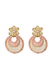 Iraca Gardenia Earrings