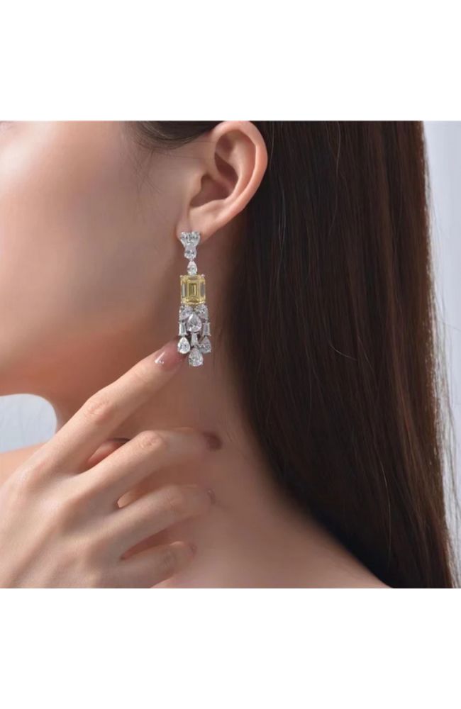 Arabella 10 Canary Yellow Earring
