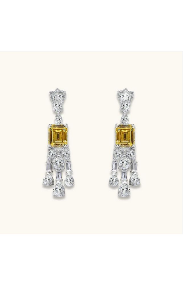 Arabella 10 Canary Yellow Earring