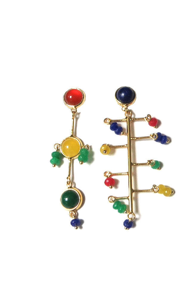 Asymetric Chandelier Earrings