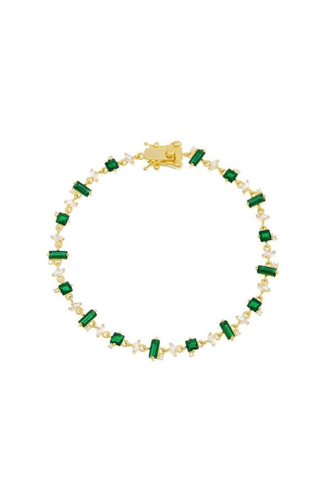 Thin Green Bracelet
