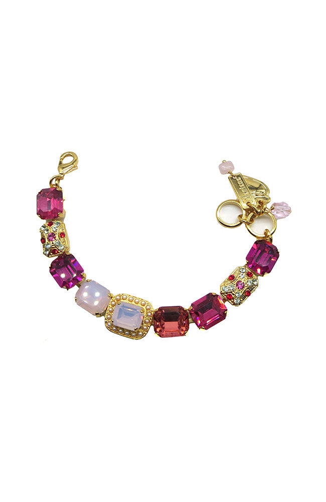 Pink Multi Stone Bracelet