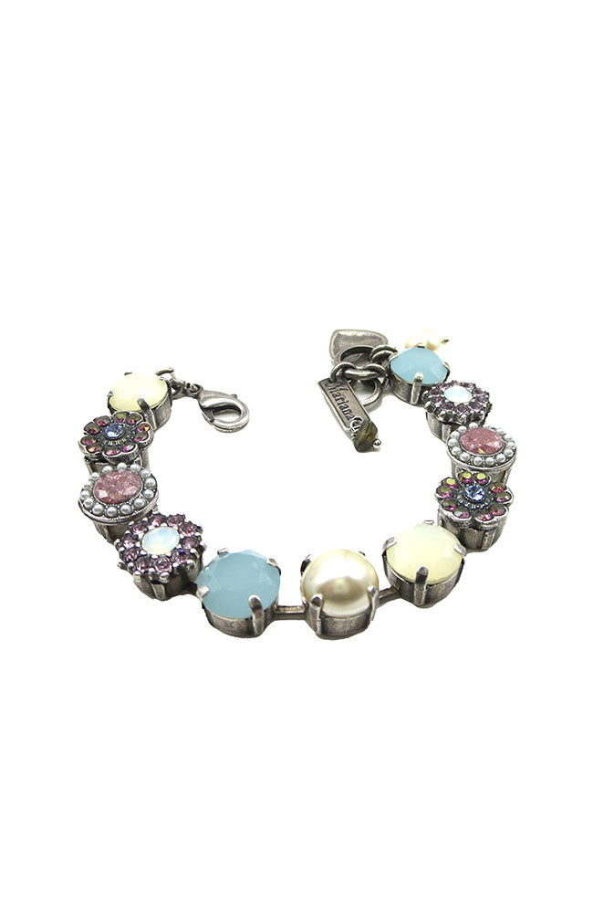 Pink Blue Multi Stone Bracelet