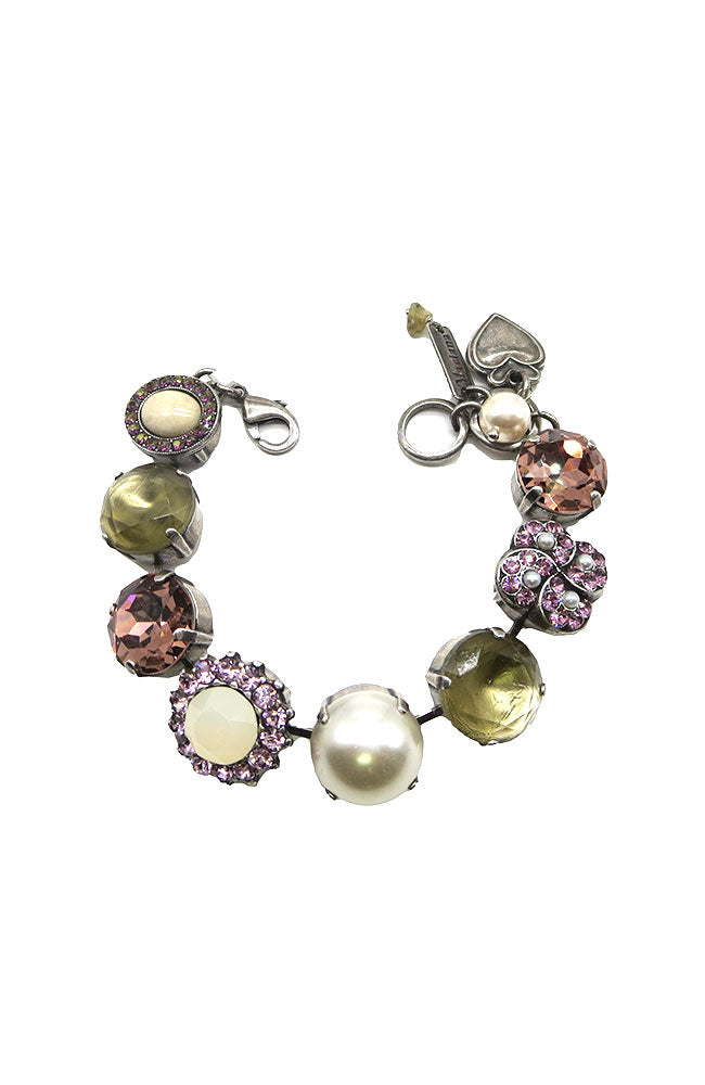 Pink & Pearl Multi Bracelet
