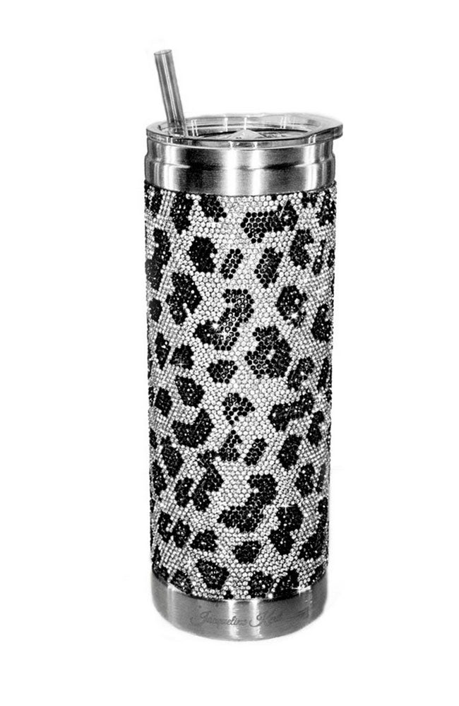 BB Tumbler Wild Thing Leopard Silver