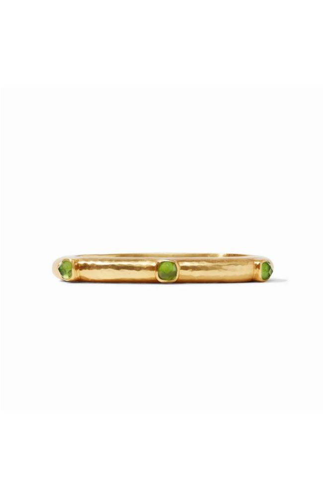 Catalina Hinge Bangle Iridescent Jade