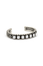 Sterling Bangle Austrian Crystal