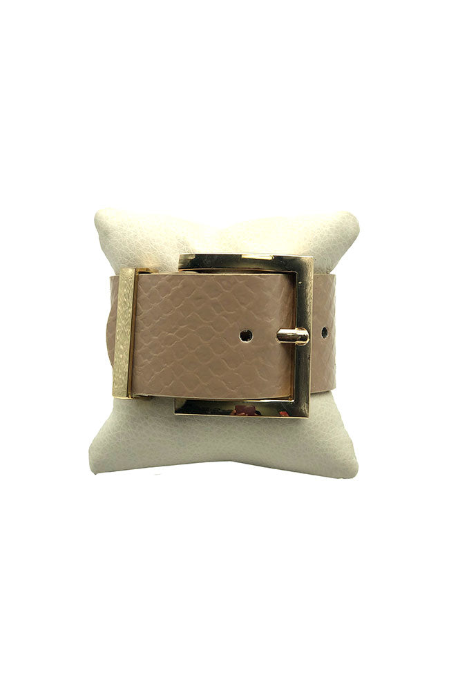 Tan Buckle Bracelet