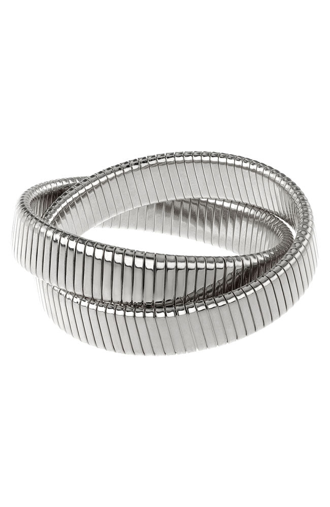 Rhodium Double Square Cobra