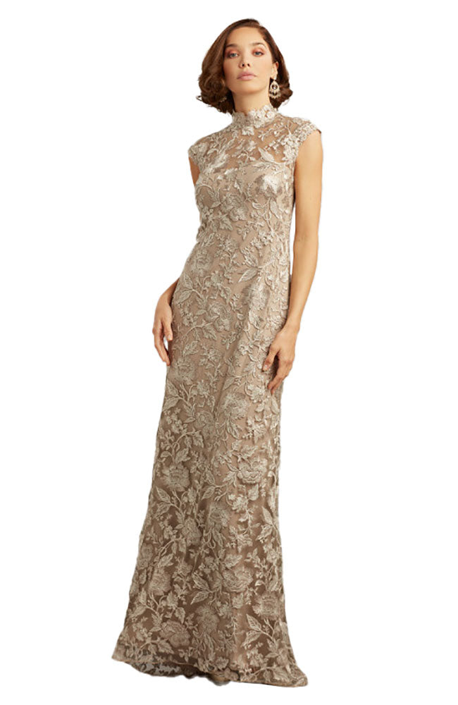 Qara Embroidered Gown