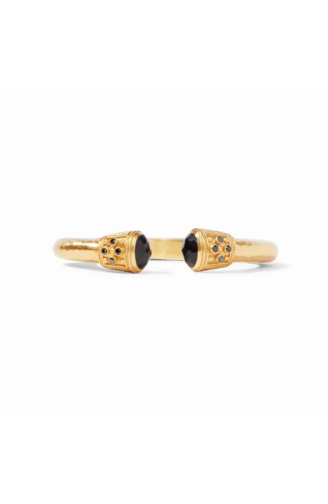 Paris Demi Luxe Hinge Cuff Obsidian Black