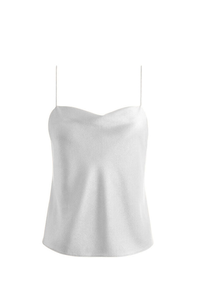 Harmon Drapey Slip Tank Off White