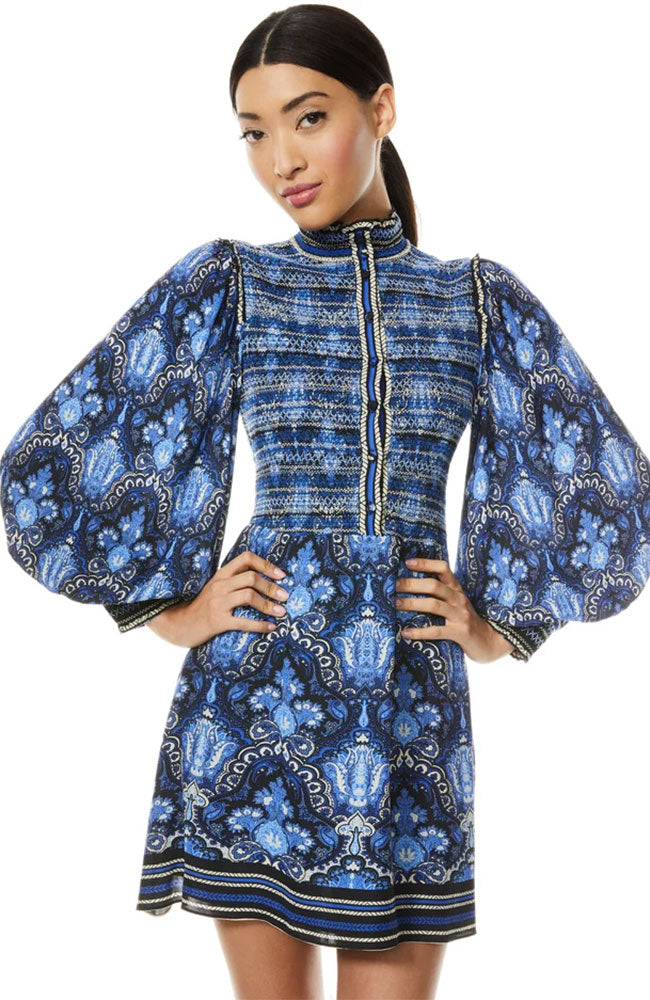 Elvira Button Front Mini Dress