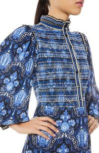 Elvira Button Front Mini Dress