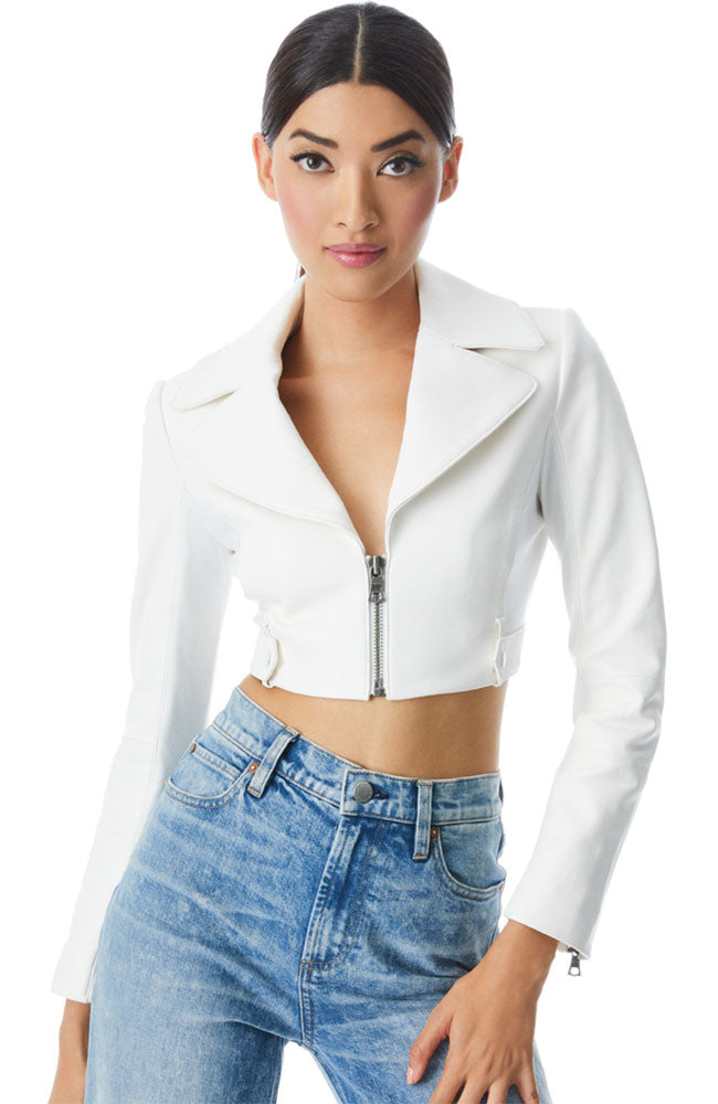 Yardley Vegan Cropped Jacket