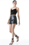 Rizo Vegan Mini Skirt Chain
