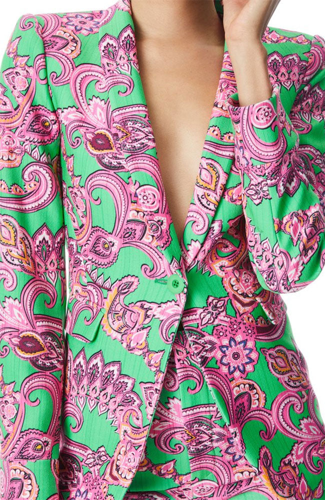 Macey Cuffed Shawl Collar Blazer