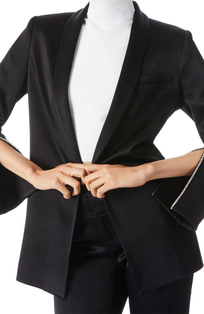Jace Shawl Collar Crys Blazer