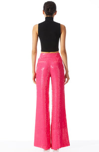 Dylan HW Sequin Pant Hot Pink
