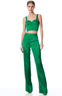 Teeny Fit Flare Bootcut Pant in Emerald