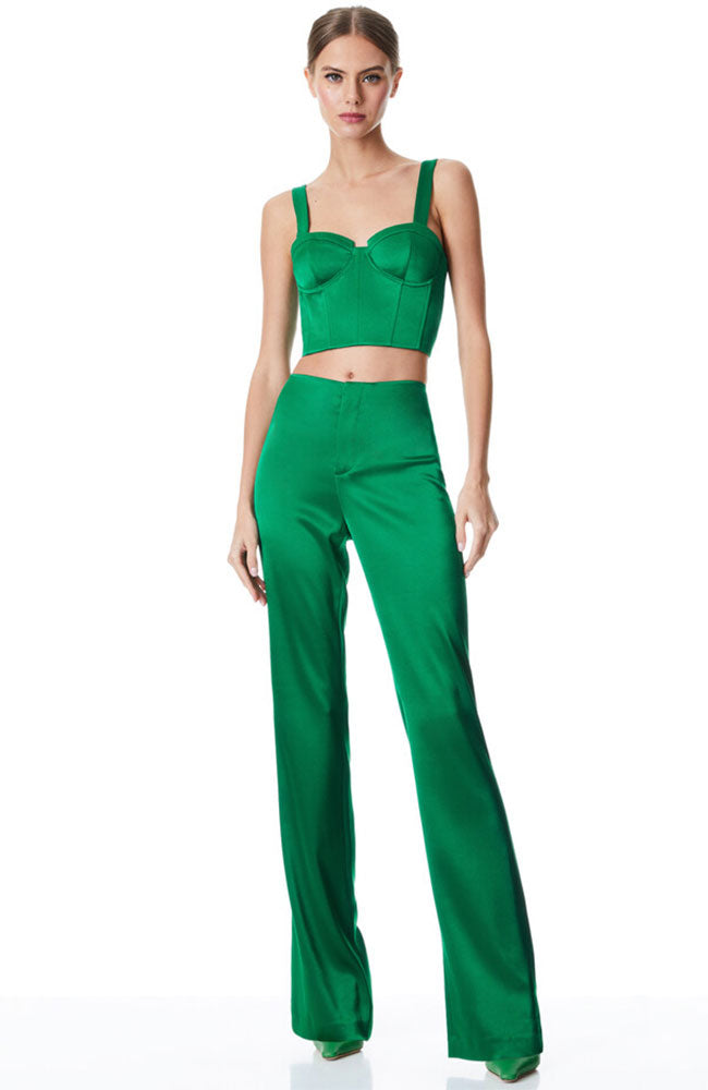 Teeny Fit Flare Bootcut Pant in Emerald